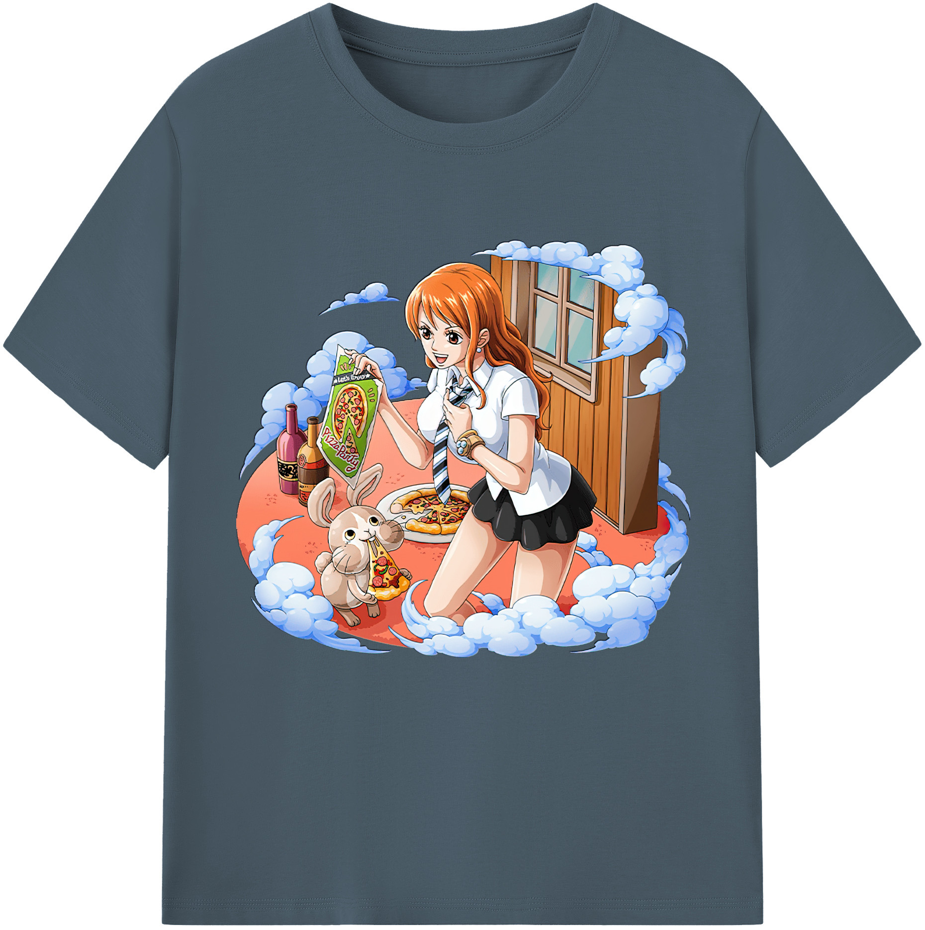 ワンピース ナミ ONE PIECE Nami 綿100％半袖Tシャツ（フロントプリント）
